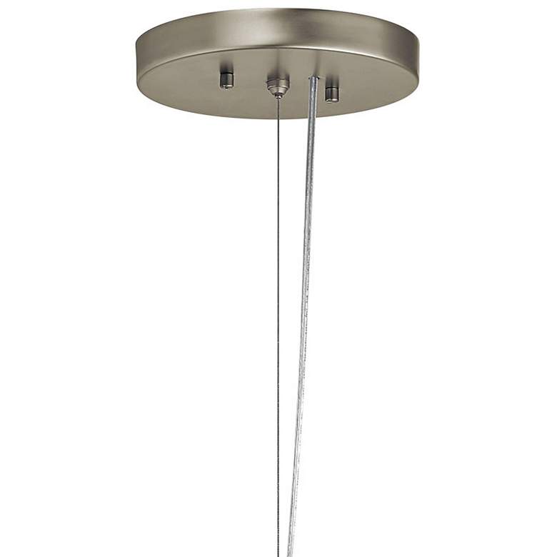 Image 3 Kichler Moderne 5 1/2 inch Wide Satin Nickel LED Mini Pendant more views