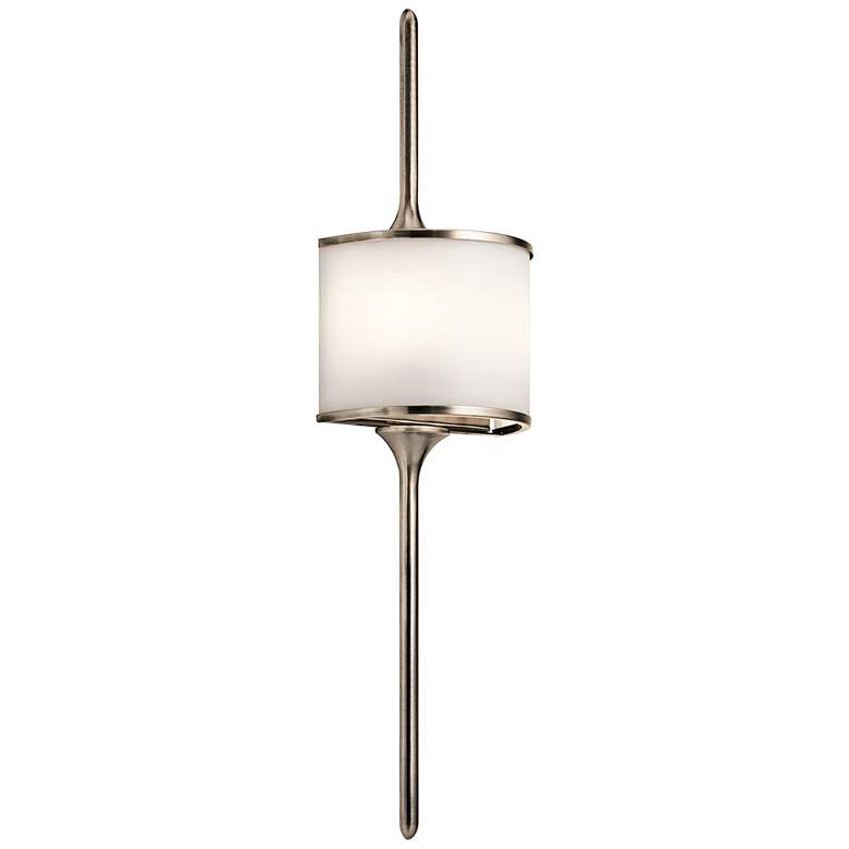 Image 1 Kichler Mona 30" High Classic Pewter 2-Light Wall Sconce