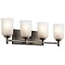 Thumbnail1 of Kichler Monroe 29.5" Wide 4-Light Bronze Vanity Bath Light
