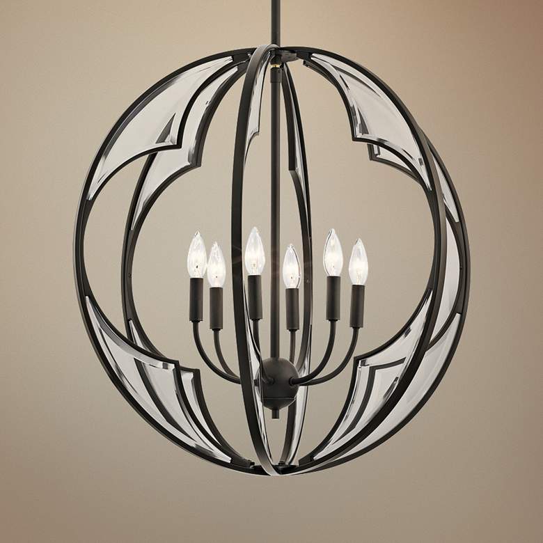 Image 1 Kichler Montavello 26" Wide Olde Bronze 6-Light Chandelier
