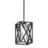 Kichler Moorgate 8" Wide Black Rectangle Mini Pendant