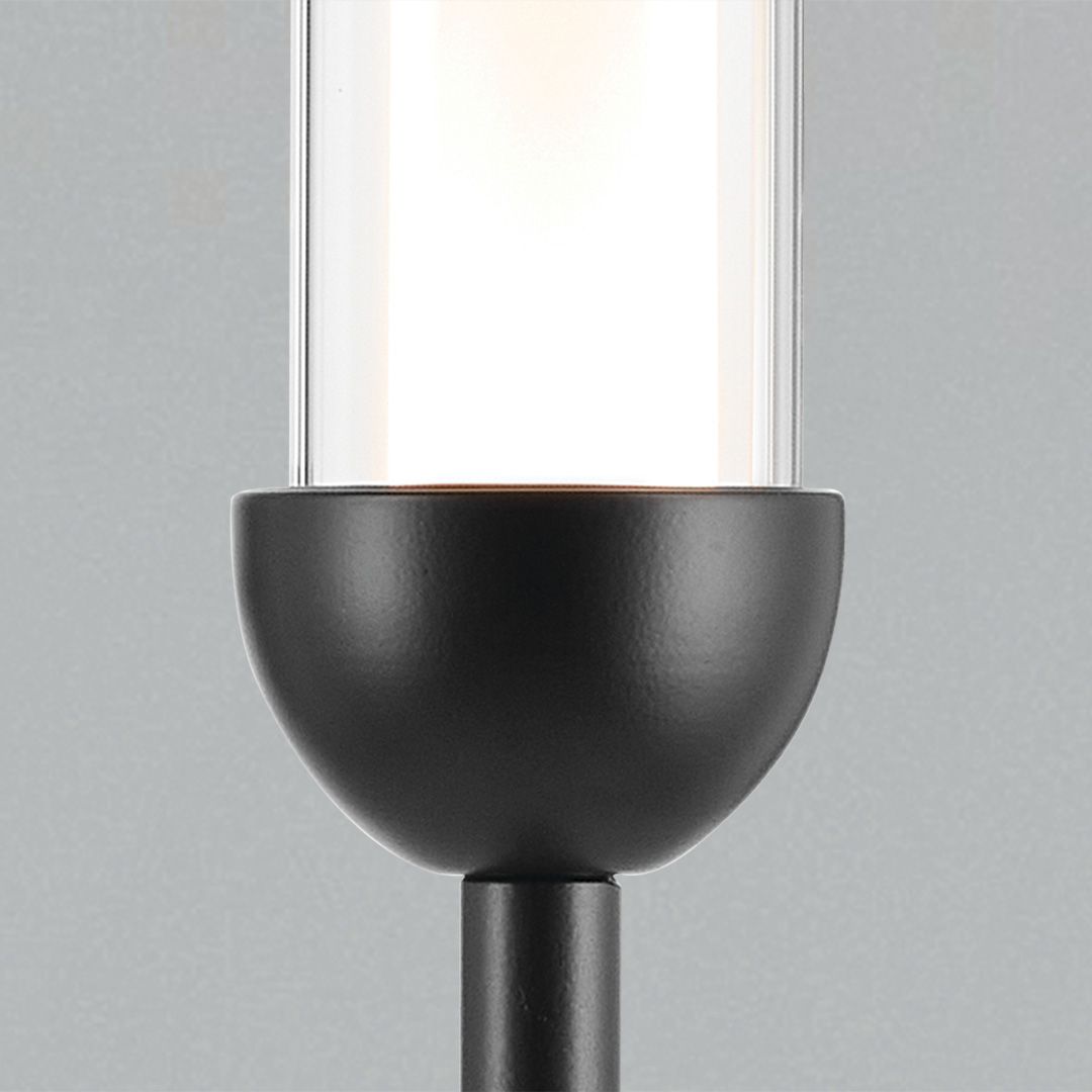 Image 5 Kichler Moraine 40 Inch LED 12 Light 2-Tier Chandelier in Black more views