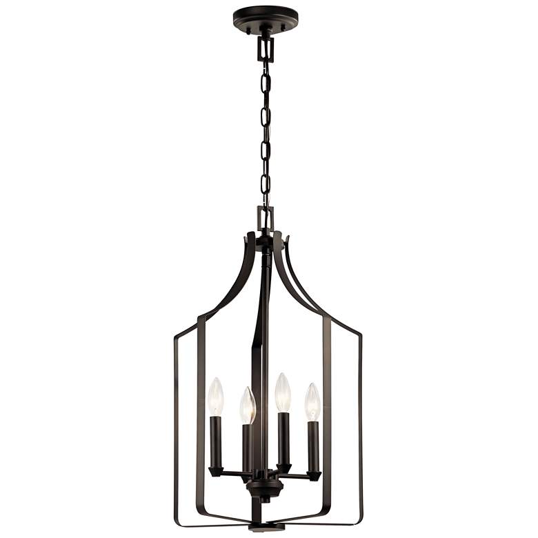 Image 2 Kichler Morrigan 15" Wide Olde Bronze 4-Light Chandelier
