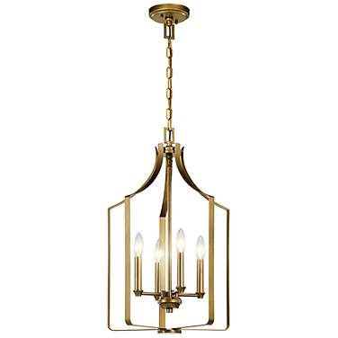 Kichler Morrigan 15" Wide Candelabra Natural Brass Small Chandelier