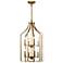 Kichler Morrigan 19"W Natural Brass 8-Light Foyer Chandelier