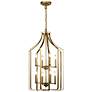 Thumbnail2 of Kichler Morrigan 19"W Natural Brass 8-Light Foyer Chandelier more views