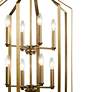 Thumbnail4 of Kichler Morrigan 19"W Natural Brass 8-Light Foyer Chandelier more views