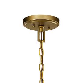 Image5 of Kichler Morrigan 19"W Natural Brass 8-Light Foyer Chandelier more views