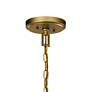 5_Kichler Morrigan 19"W Natural Brass 8-Light Foyer Chandelier more views