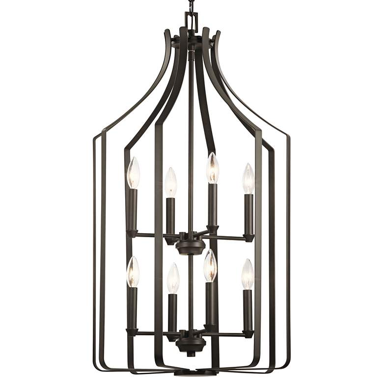 Image 3 Kichler Morrigan 19"W Olde Bronze 8-Light Foyer Chandelier more views