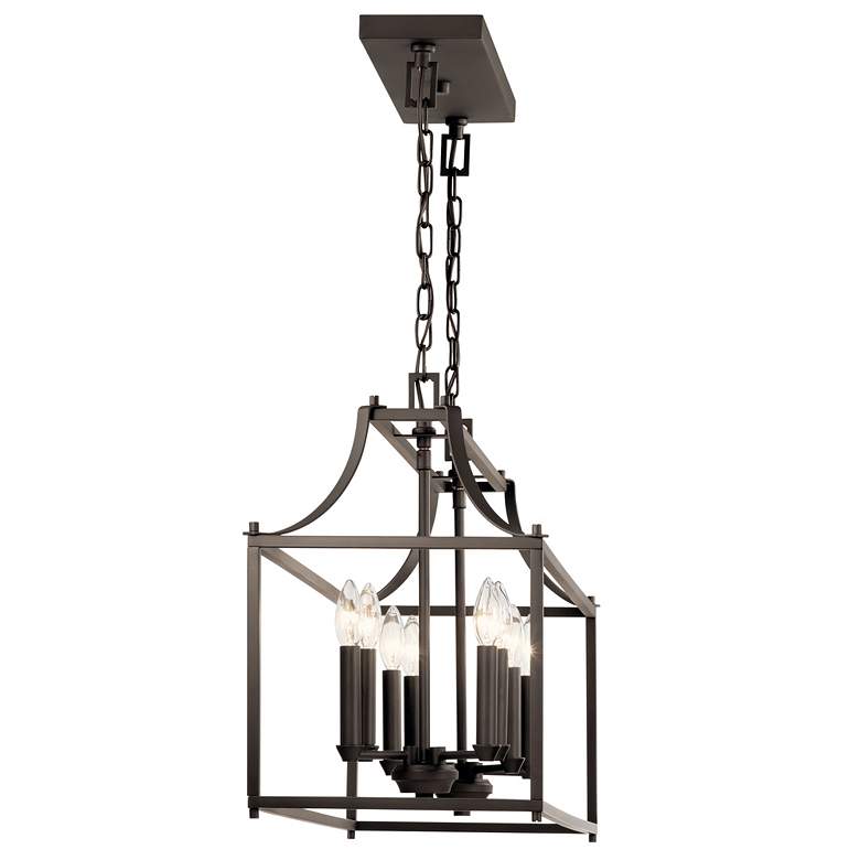 Image 3 Kichler Morrigan 40.5" Wide Bronze 8-Light Open Linear Chandelier more views