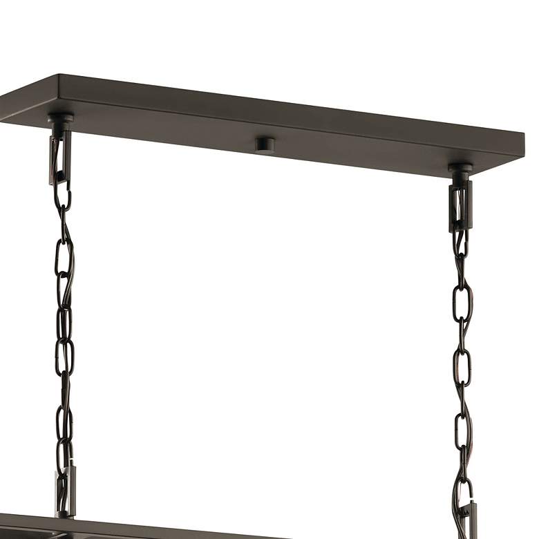 Image 5 Kichler Morrigan 40.5" Wide Bronze 8-Light Open Linear Chandelier more views