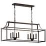 2_Kichler Morrigan 40 1/2" Wide Bronze 8-Light Open Linear Chandelier