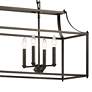 4_Kichler Morrigan 40 1/2" Wide Bronze 8-Light Open Linear Chandelier more views