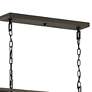 5_Kichler Morrigan 40 1/2" Wide Bronze 8-Light Open Linear Chandelier more views