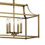 4_Kichler Morrigan 40 1/2" Wide Dark Brass 8-Light Linear Chandelier more views