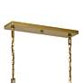 6_Kichler Morrigan 40 1/2" Wide Dark Brass 8-Light Linear Chandelier more views
