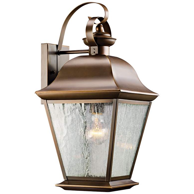 Image 1 Kichler Mount Vernon 19 1/2 inch High Outdoor Wall Light