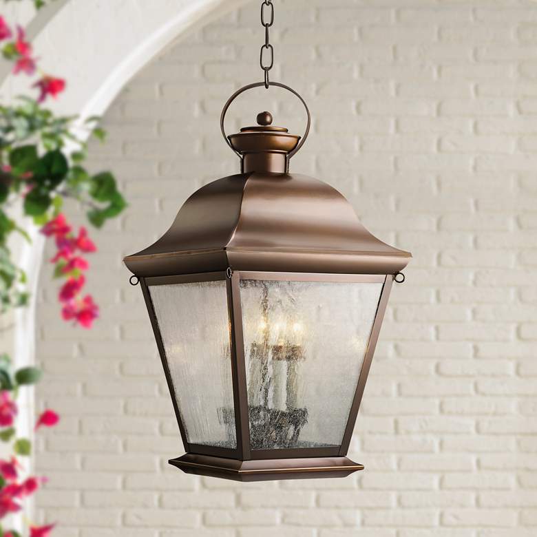 Image 1 Kichler Mount Vernon 26" High Outdoor Hanging Light