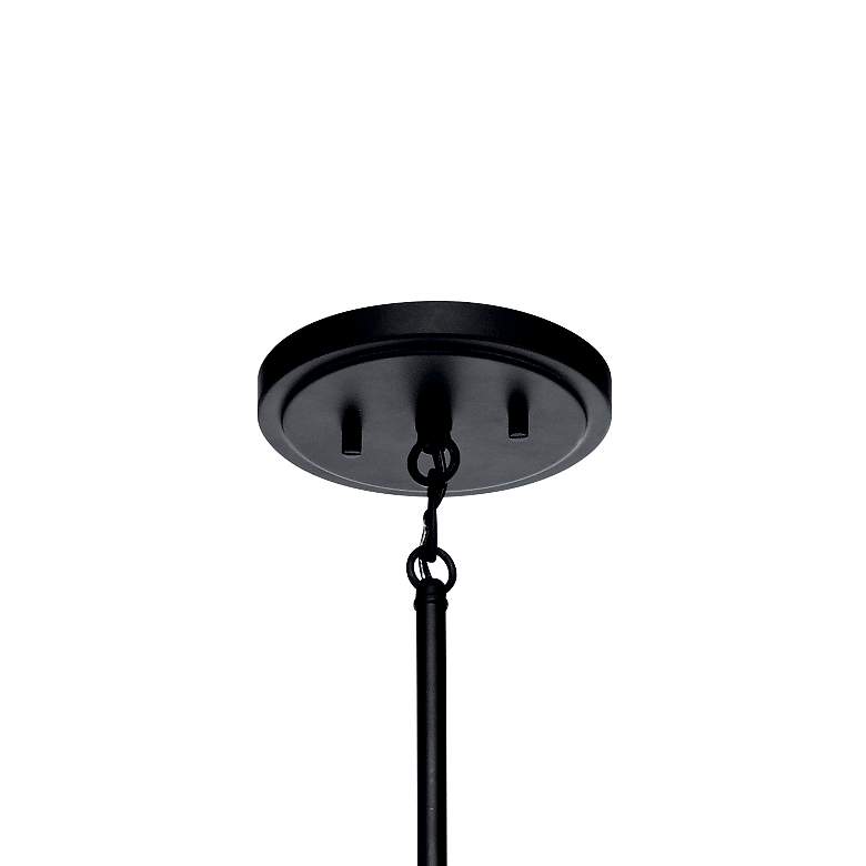 Image 3 Kichler Moyra 24" Wide Black 4-Light Orb Pendant more views
