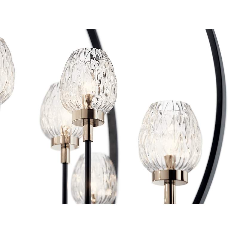 Image 3 Kichler Moyra 36" Wide Black 8-Light Orb Chandelier more views