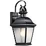 2_Kichler Mt. Vernon 17" High Black Outdoor Wall Light