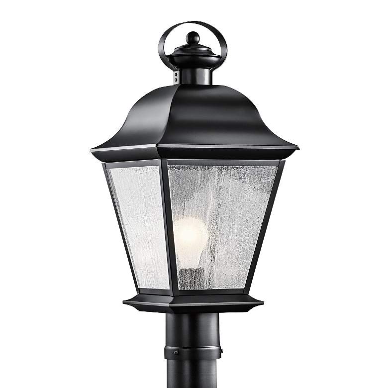 Image 2 Kichler Mt. Vernon 20 3/4 inch High Black Outdoor Post Light