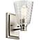 Kichler Nadine 9 1/4" High Brushed Nickel Wall Sconce