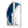 Kichler Narelle 15" High White and Blue 2-Light Outdoor Wall Light