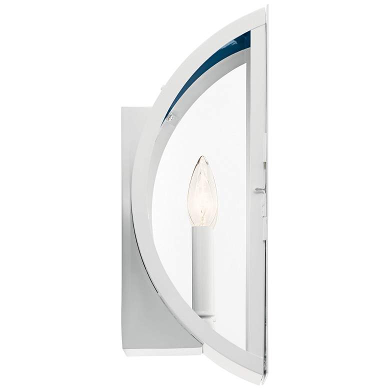 Image 2 Kichler Narelle 15" High White and Blue 2-Light Outdoor Wall Light more views