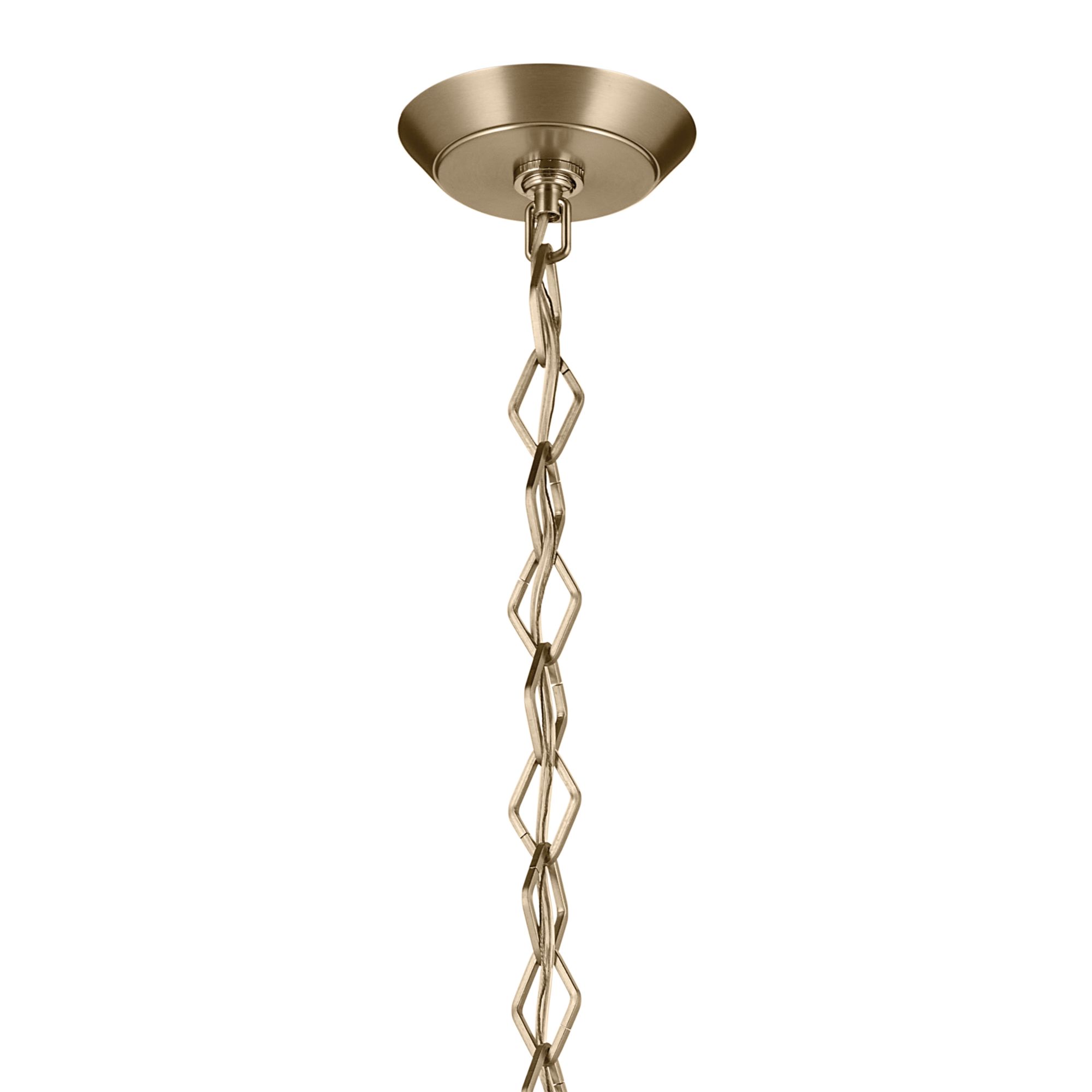 Image 7 Kichler Nella 12 Inch 1 Light Pendant in Champagne Bronze more views