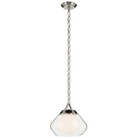 Image1 of Kichler Nella 12" Wide Polished Nickel Mini Pendant