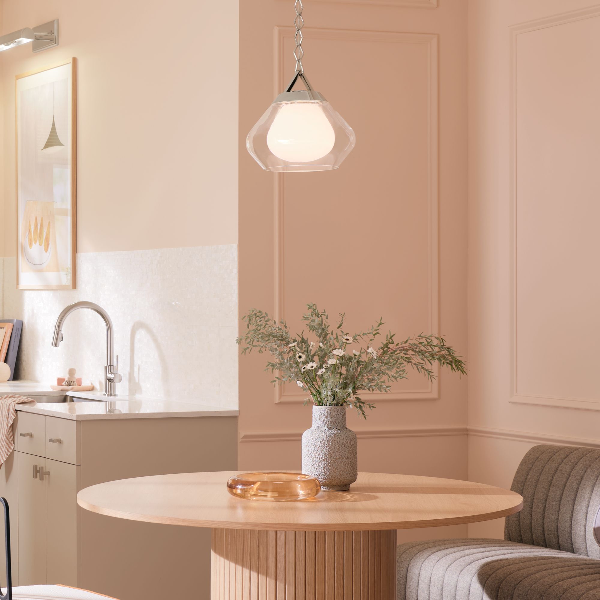 Image 4 Kichler Nella 12" Wide Polished Nickel Mini Pendant more views