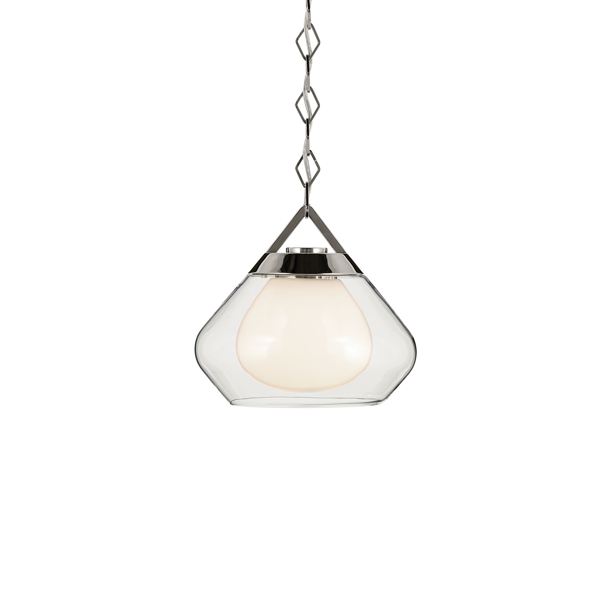 Image 6 Kichler Nella 12" Wide Polished Nickel Mini Pendant more views