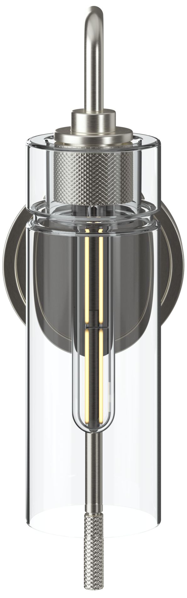 Image 4 Kichler Niccol 16" 1-Light Wall Sconce With Clear Glass in Brushed Nickel more views