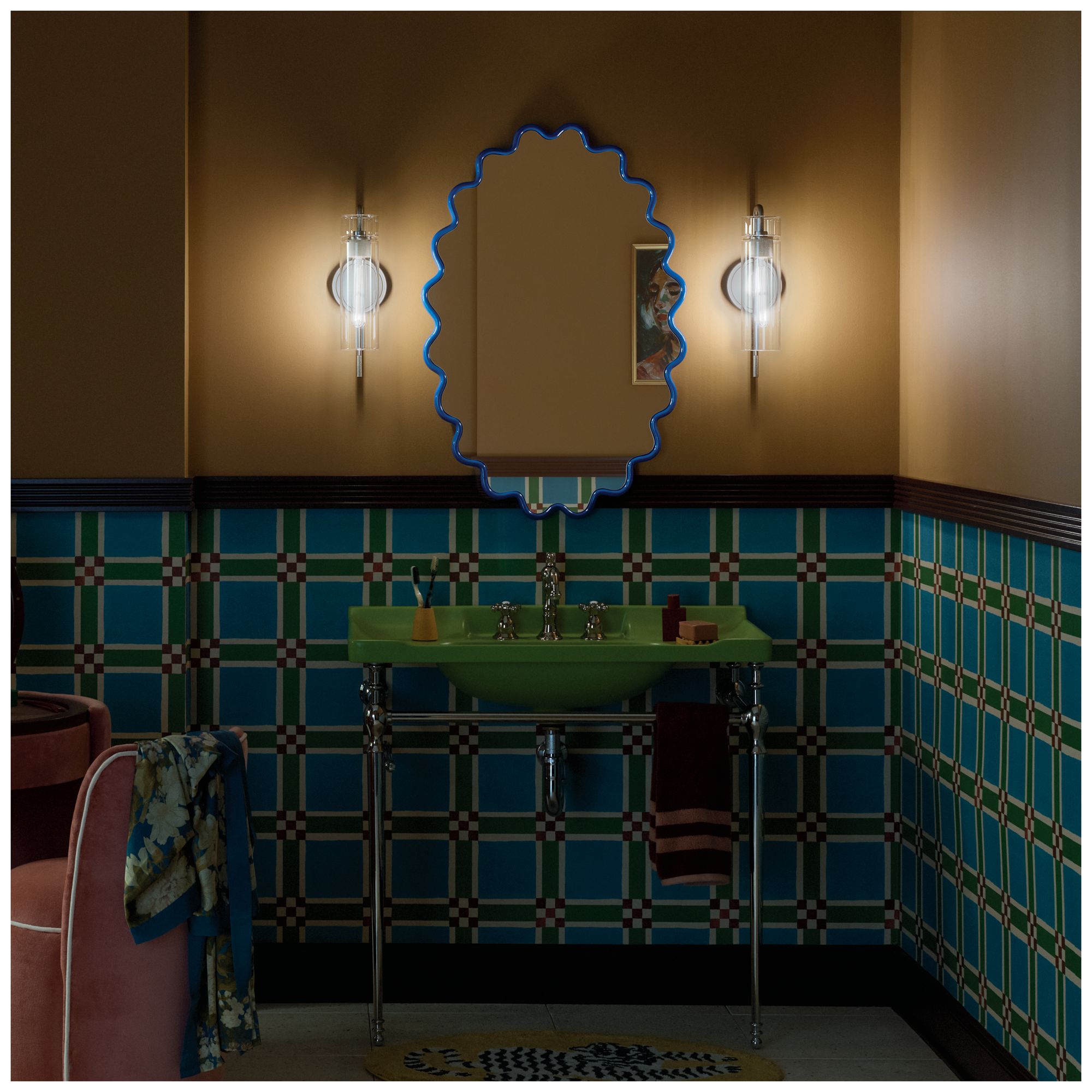 Image 7 Kichler Niccol 16" 1-Light Wall Sconce With Clear Glass in Brushed Nickel more views