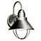 Kichler Nickel ENERGY STAR® 12" High Outdoor Wall Sconce