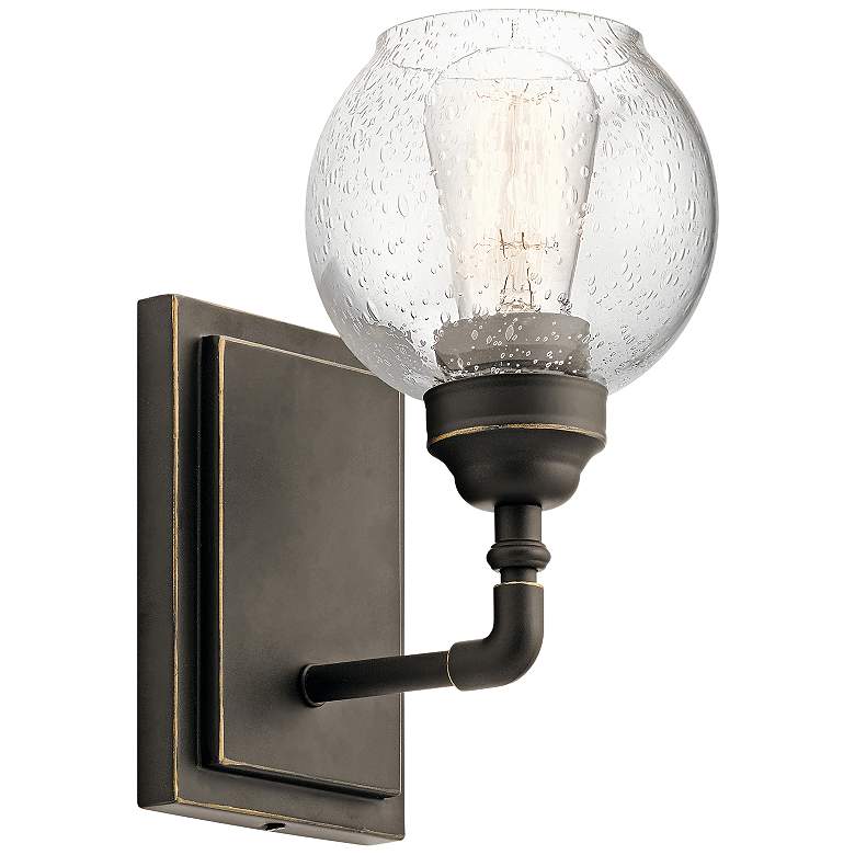 Image 2 Kichler Niles 10" High Olde Bronze Wall Sconce