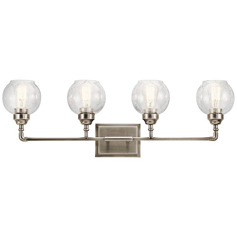 Image 2 Kichler Niles 33 1/4" Wide Antique Pewter 4-Light Bath Light