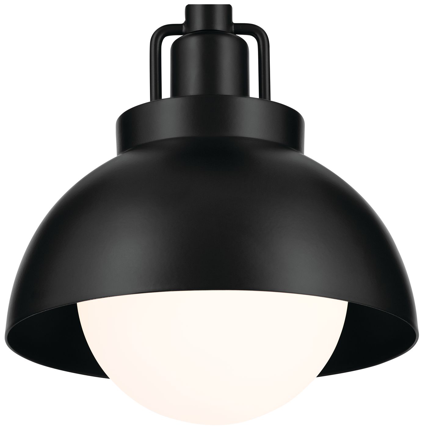 Image 6 Kichler Niva 11.25 Inch 1 Light Convertible Semi Flush  in Black more views