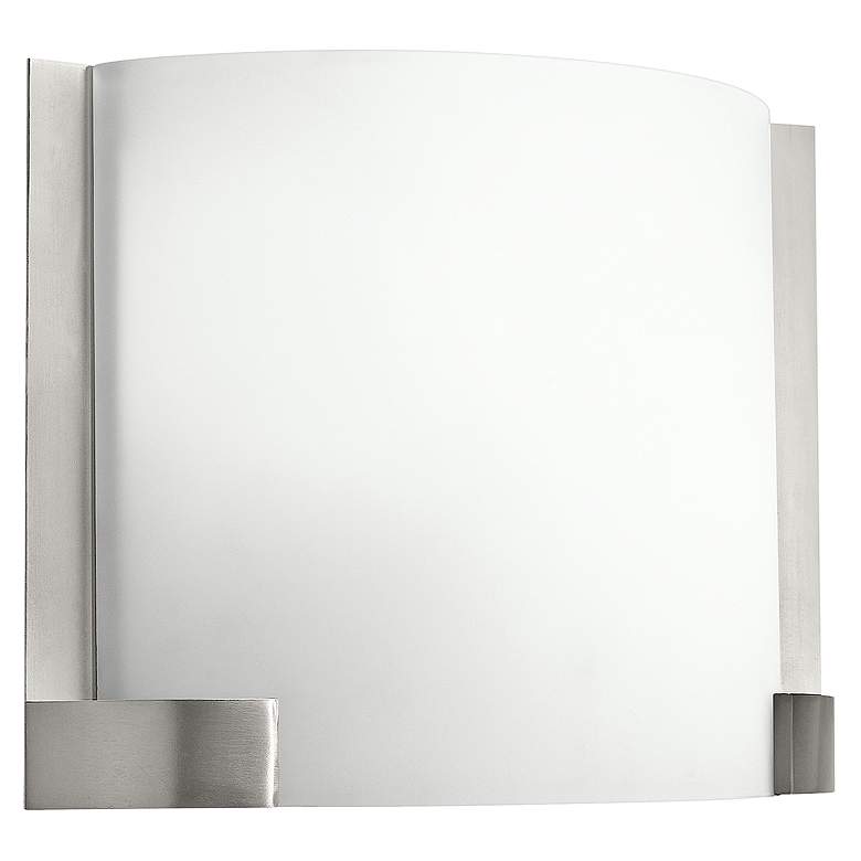 Image 2 Kichler Nobu 9 1/2 inch High Brushed Nickel LED Wall Sconce