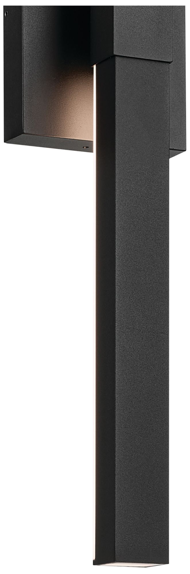 Kichler Nocar 30" High Textured Black LED Outdoor Wall Light