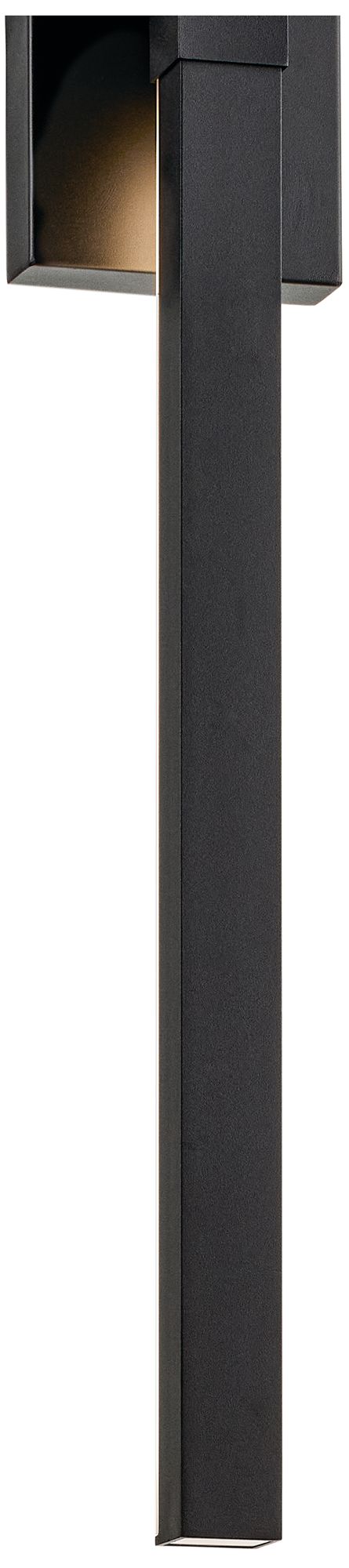 Image 6 Kichler Nocar 48" Outdoor LED Wall Light in Textured Black more views