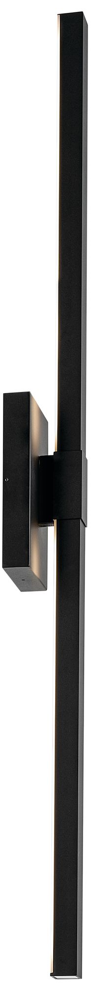 Image 7 Kichler Nocar 48" Outdoor LED Wall Light in Textured Black more views