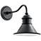 Kichler Northland 12" High Black Outdoor Wall Light