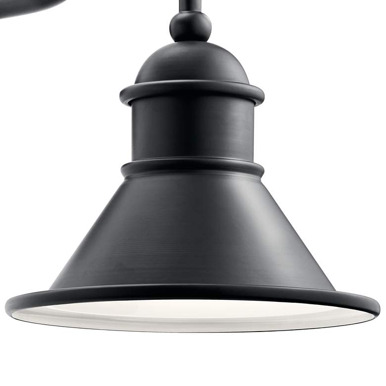 Kichler Northland 12&quot; High Black Outdoor Wall Light more views