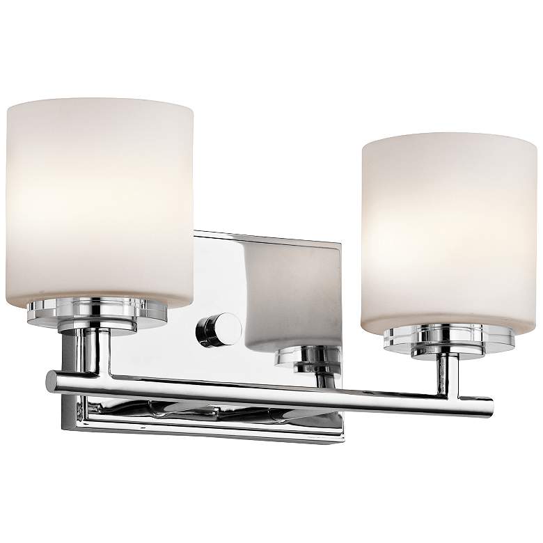 Image 1 Kichler O'Hara 13" Wide Chrome Bath Light
