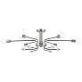 3_Kichler Ocala 41.25 Inch 6 Light Flush Mount with Clear Crystal more views