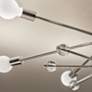 5_Kichler Ocala 41.25 Inch 6 Light Flush Mount with Clear Crystal more views