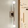 1_Kichler Odensa 17" High 2-Light Polished Nickel Wall Sconce